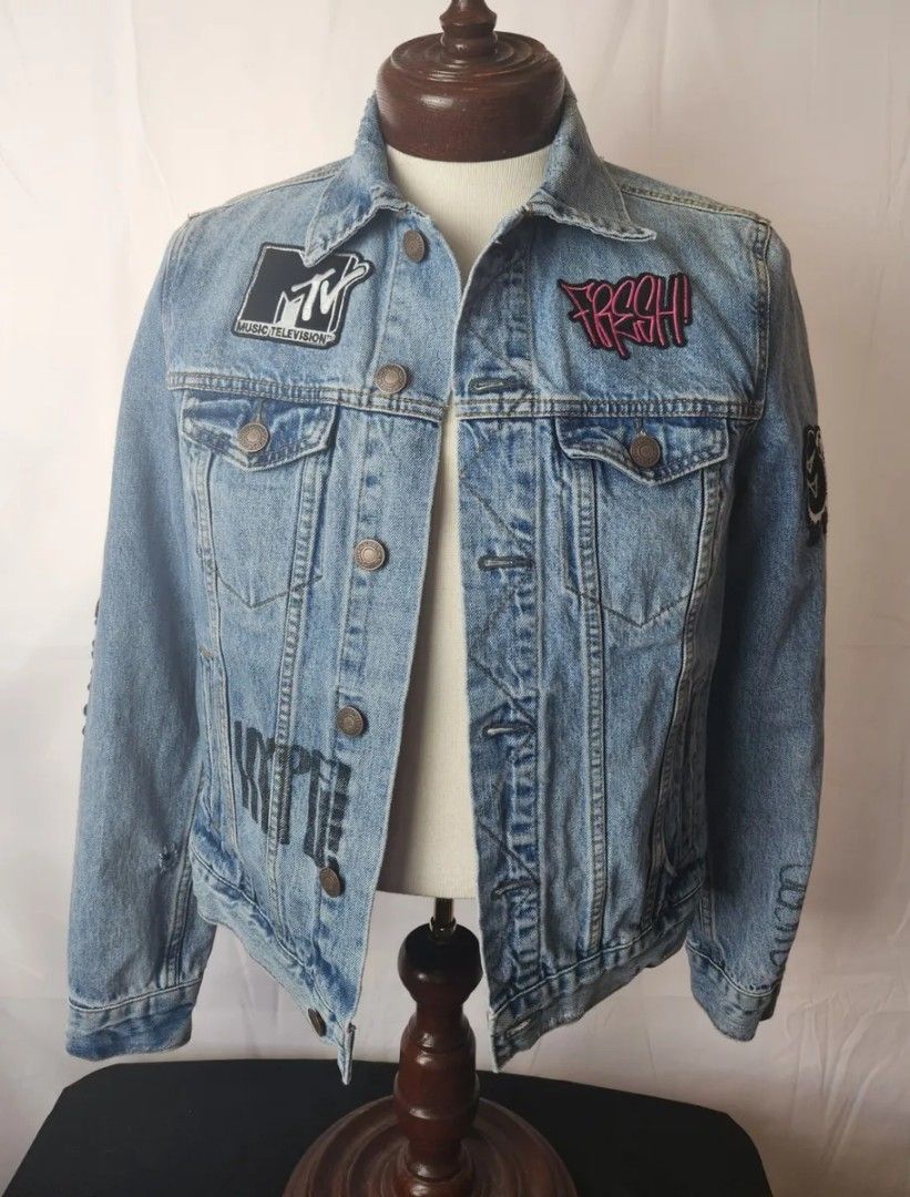Buy American Eagle Outfitters Blue Full Sleeves Denim Jacket for Men's  Online @ Tata CLiQ