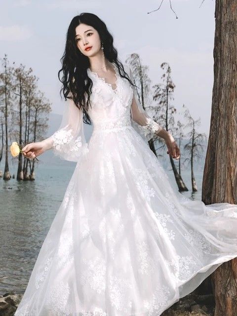 White Wedding Gown - Etsy-mncb.edu.vn