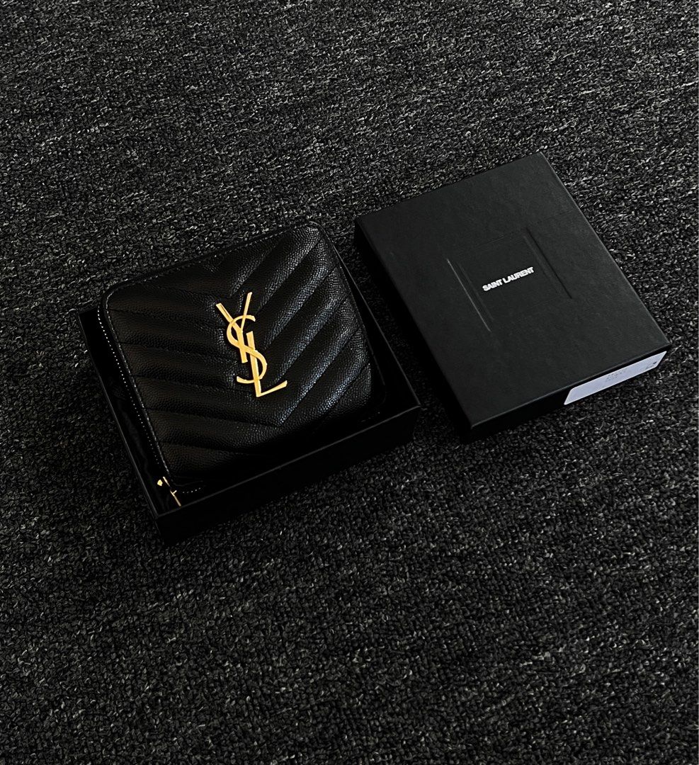 Ysl hotsell wallet monogram