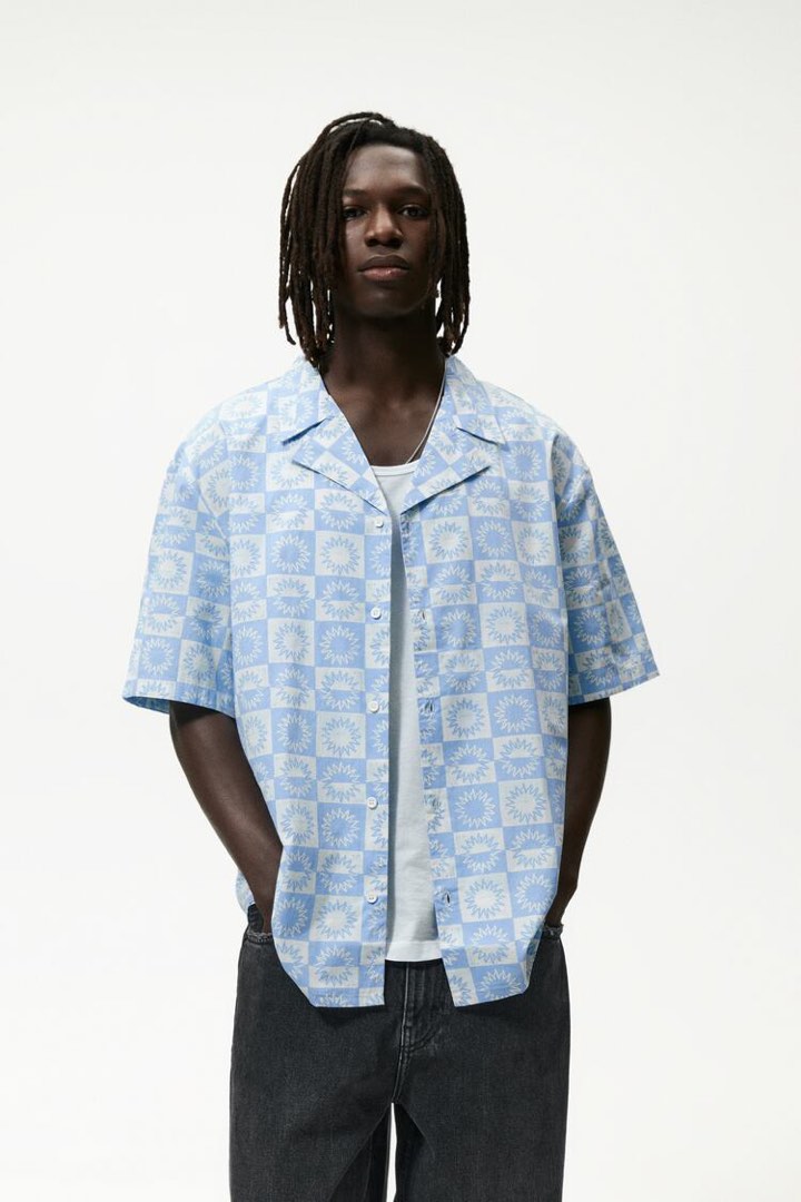 Zara Camp Collar Shirt, Men's Fashion, Tops & Sets, Tshirts & Polo