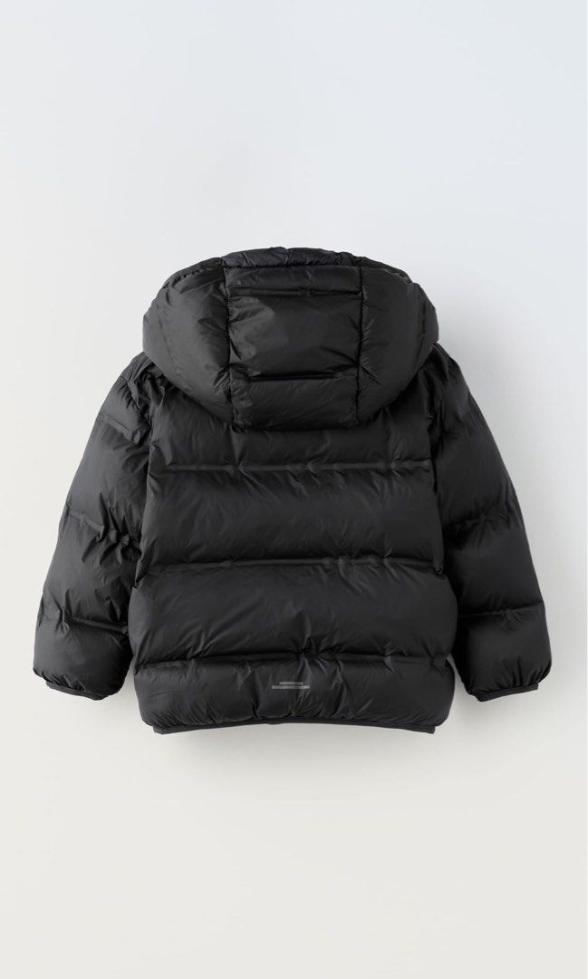 Puffer Coat Zara Lightweight Hooded Parka Zara Lightweight Puffer