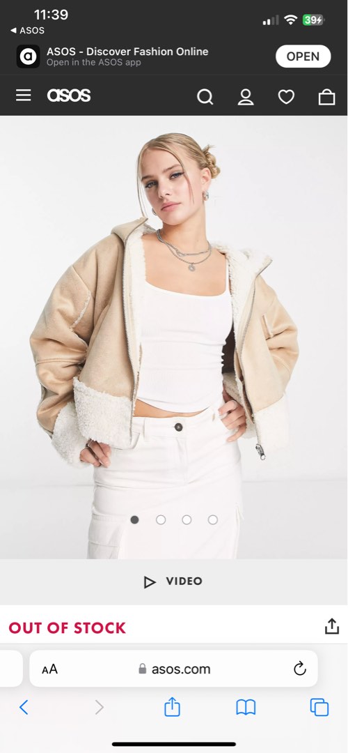Collusion aviator jacket hotsell