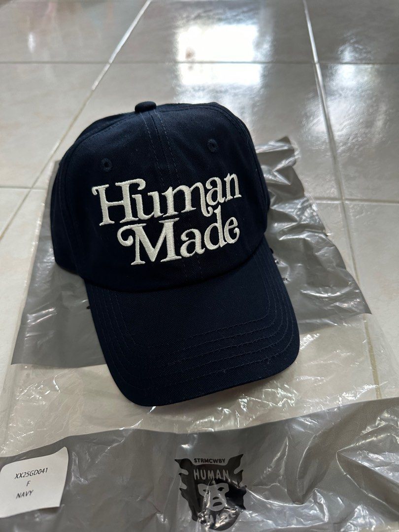 100% new> Human made Girls don't cry 6 panel cap Otsumo Plaza Navy