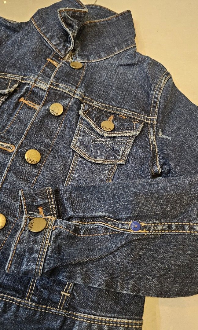 Gap girls denim best sale jacket