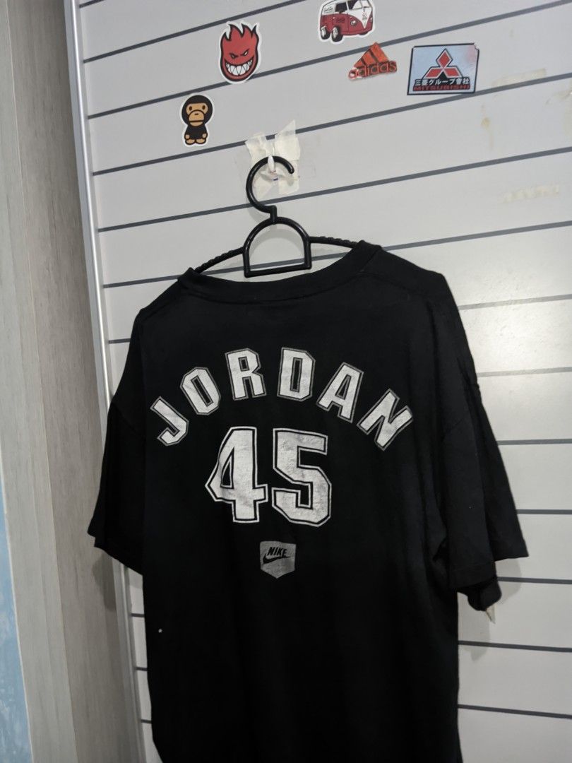1994 Nike Michael Jordan 45 White Sox Tee Men s Fashion
