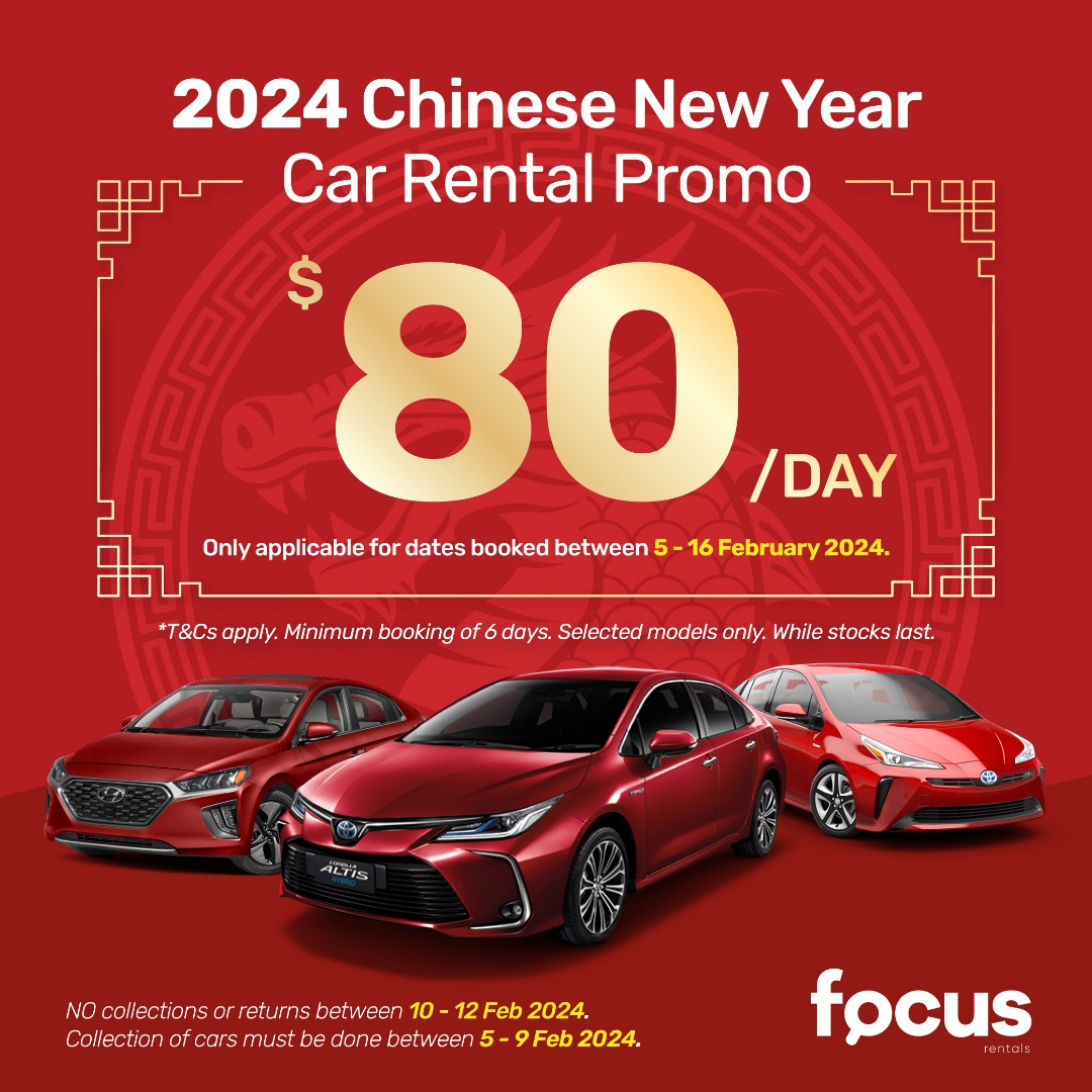 2024 CNY Hybrid Car Rental Promo, Cars, Car Rental on Carousell