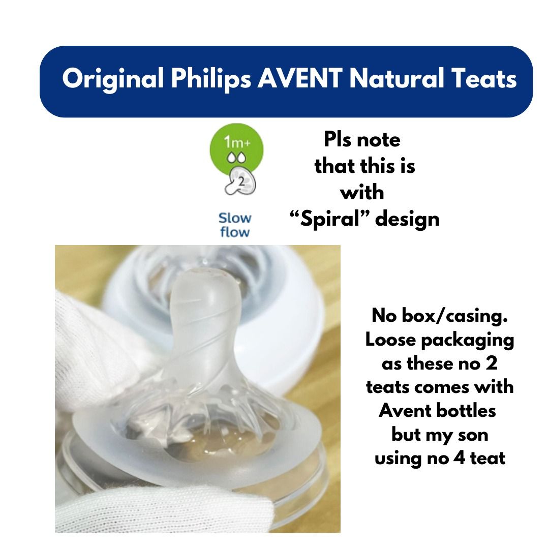 Avent non hot sale spiral teats