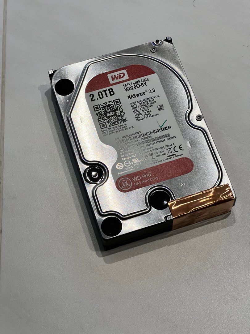 NAS用HDDの定番！】WD RED 2TB 2 TB WD Red Pro NAS Hard Drive