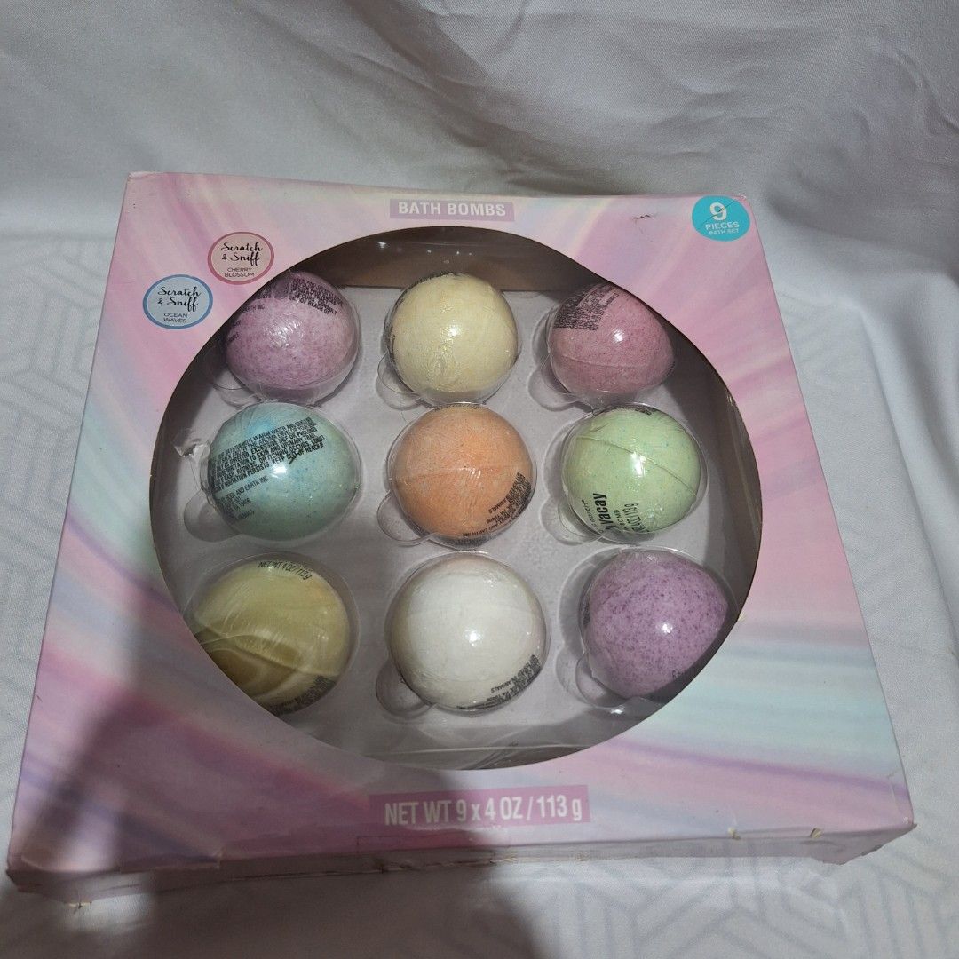 9pc Body and Earth Bath Bombs, Beauty & Personal Care, Bath & Body