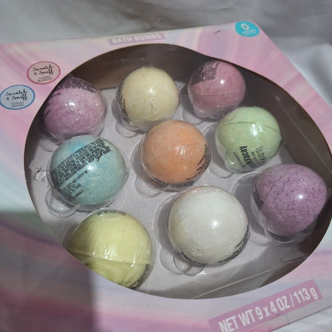 9pc Body and Earth Bath Bombs, Beauty & Personal Care, Bath & Body