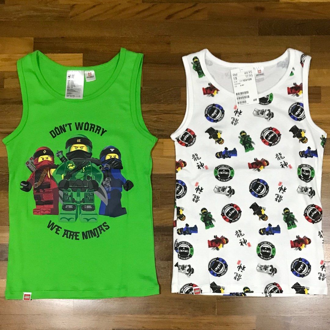 Brand New With Tag H M LEGO NINJAGO Kids Tops Size US 6