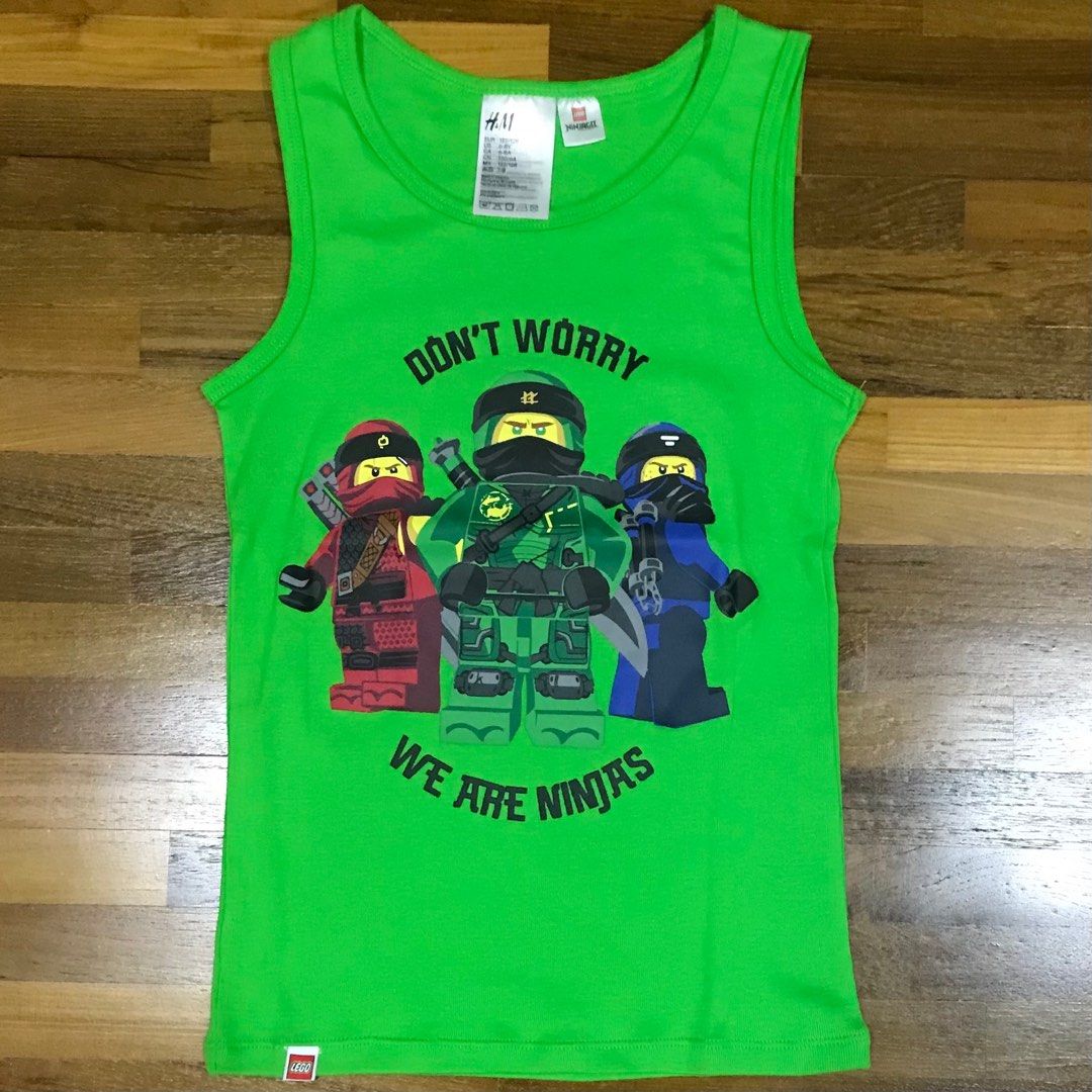 Brand New With Tag H M LEGO NINJAGO Kids Tops Size US 6