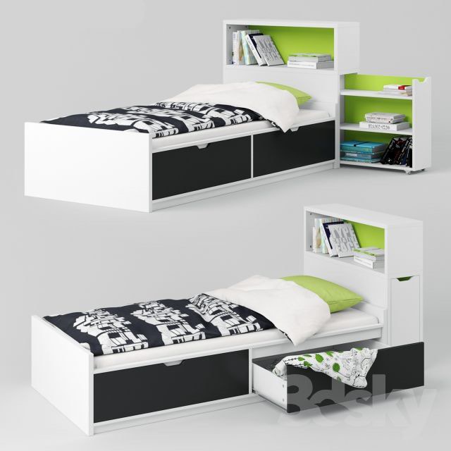 IKEA Flaxa Single Bed Furniture Home Living Furniture Bed