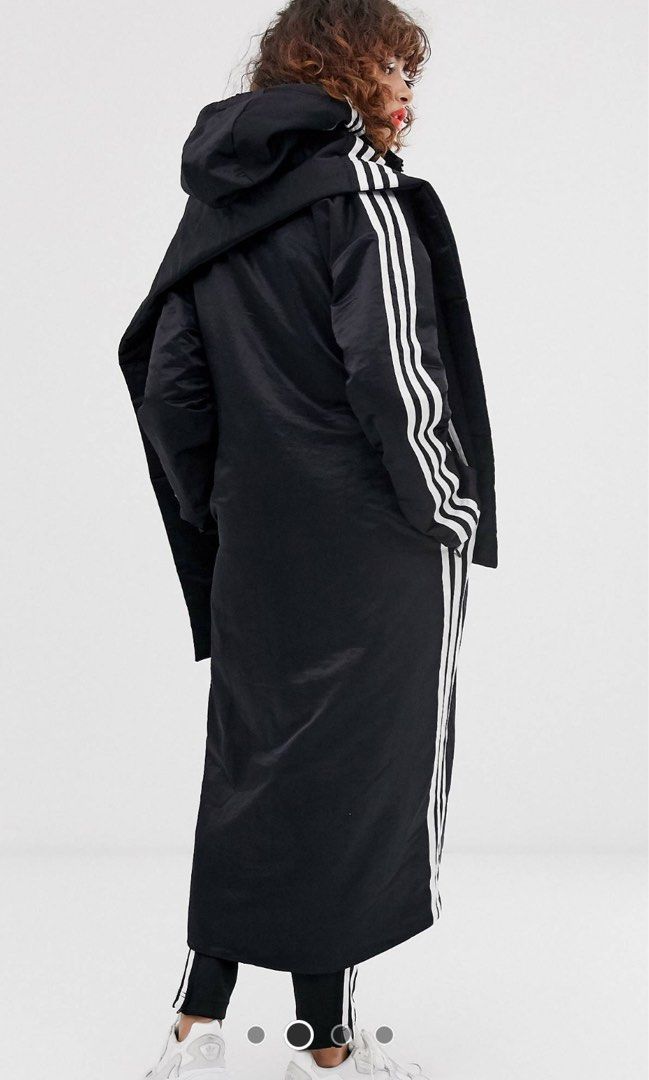 Adidas originals padded scarf jacket in black shop