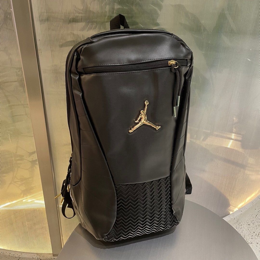 Jordan retro 12 backpack black store