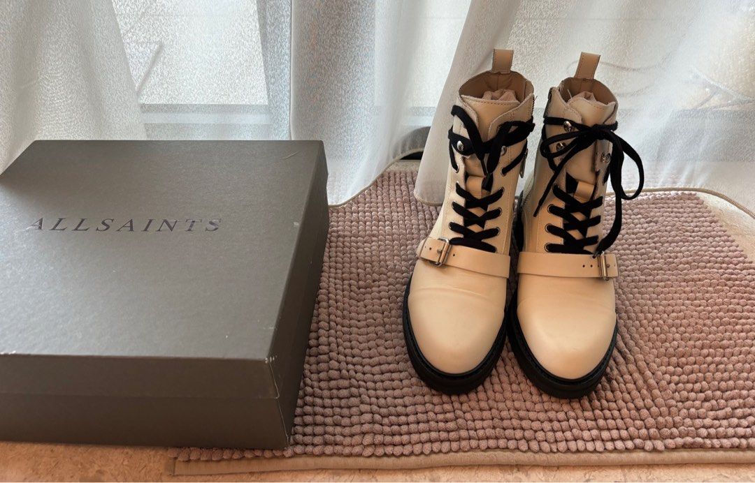 All saints deals lace up boots