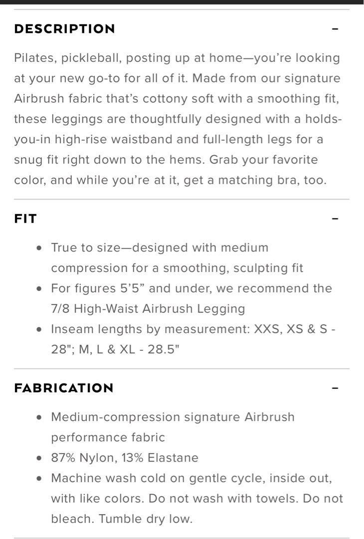Alo Yoga 7/8 High-Waist Airbrush Workout Leggings Mars Clay Size