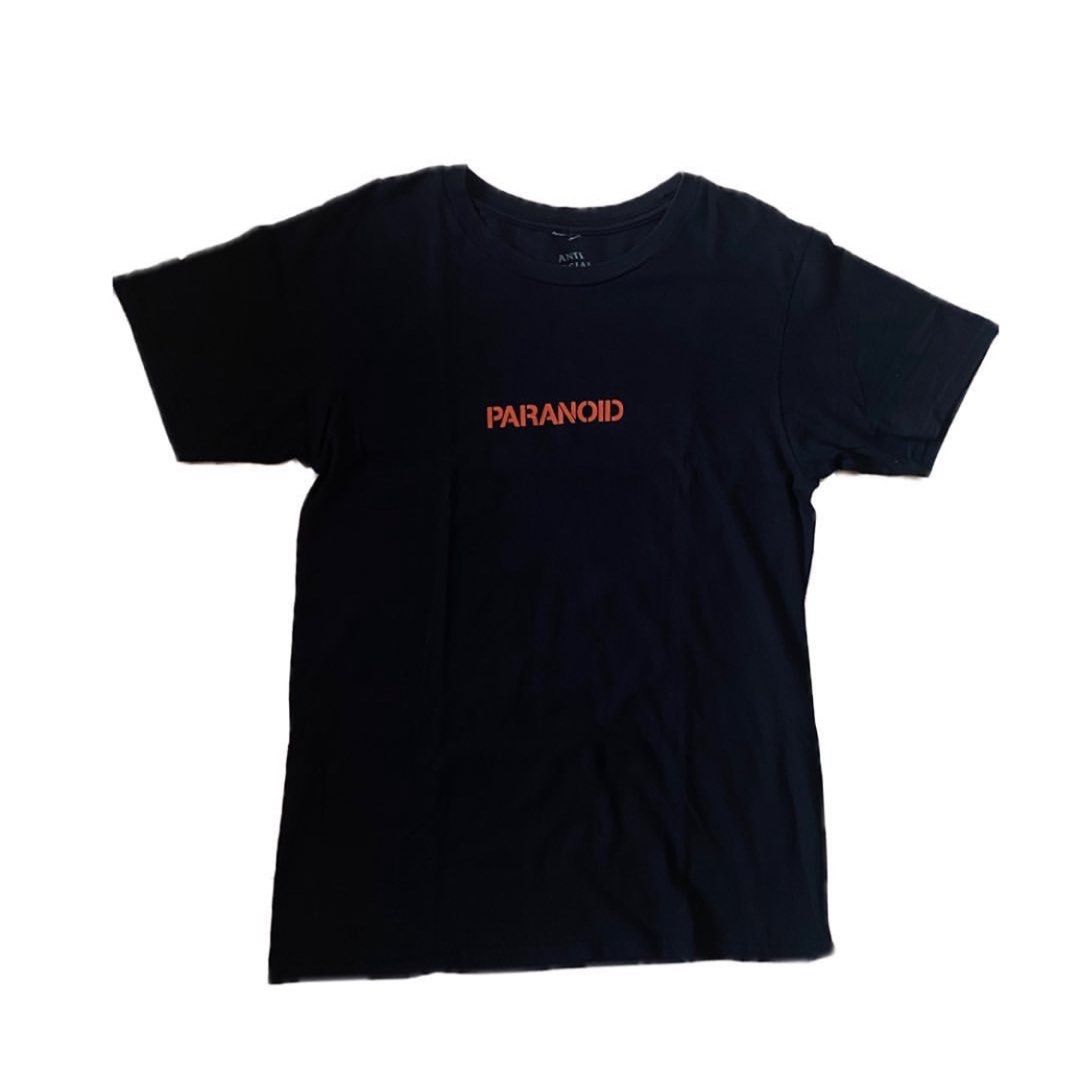 Anti social social on sale club t shirt paranoid