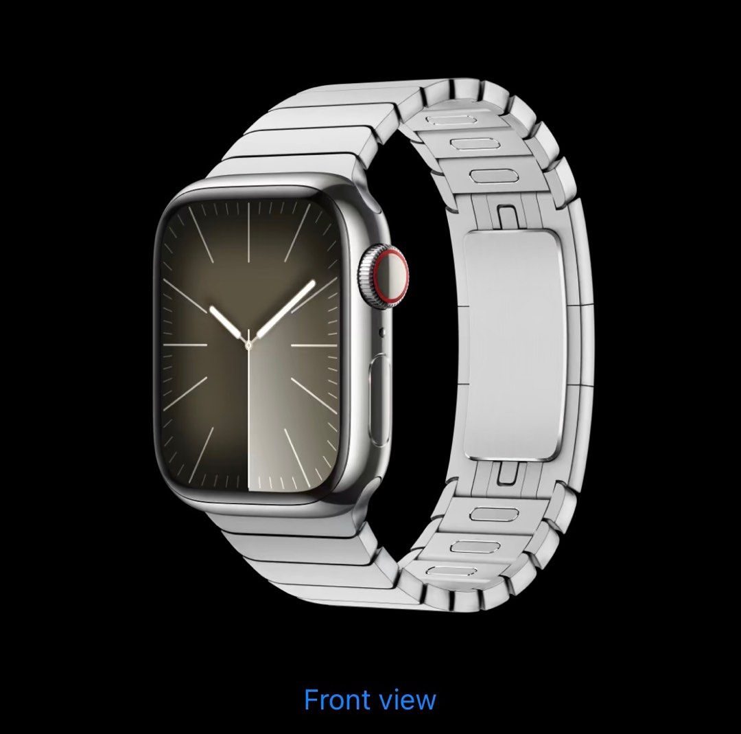 Silver link clearance bracelet apple watch