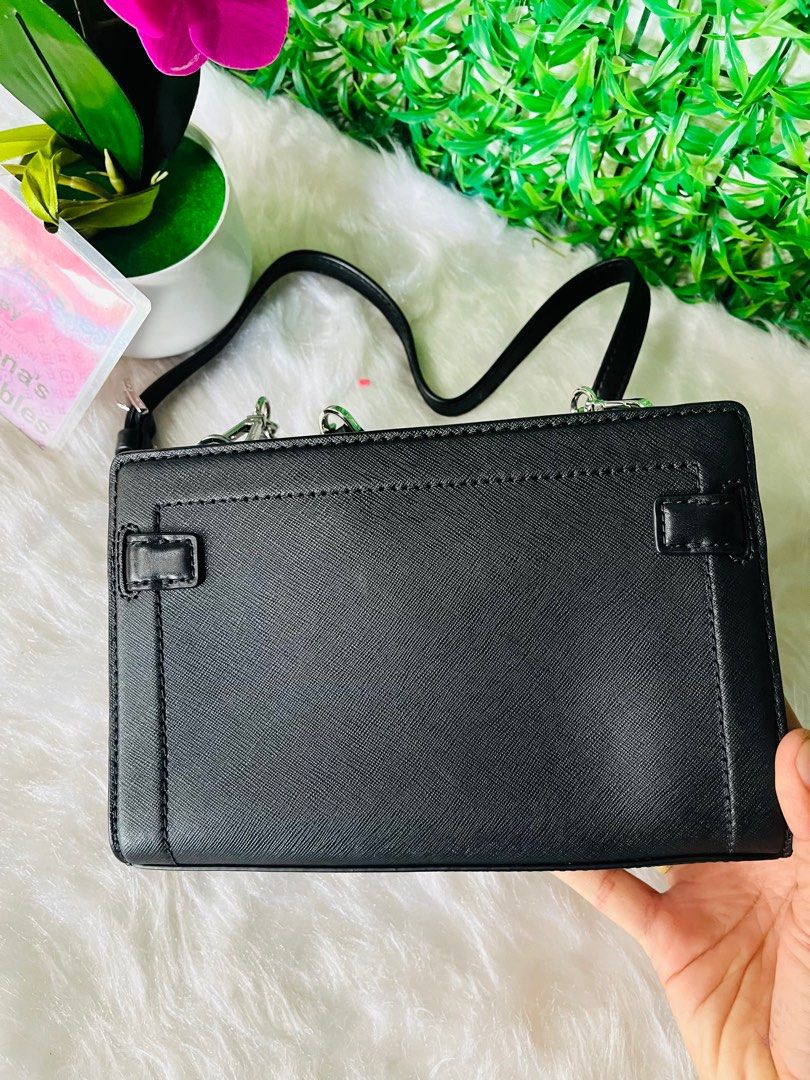 Authentic MK Rayne small saffiano leather crossbody Bag Women s