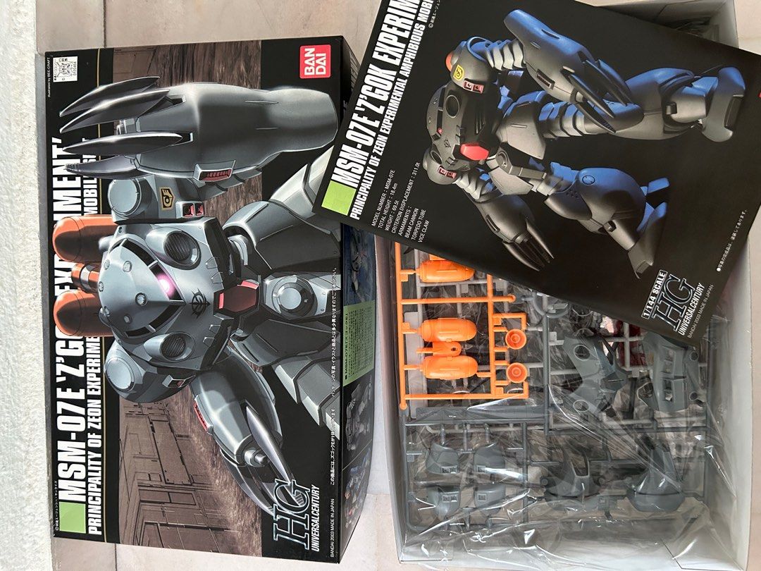 *Christmas Sale * Bandai Gundam High Grade model kits (Category: Gundam Model Kits) located in Singapore. Submitted by blue-fit.h9764 (Listing ID 1274658687, Image 2). Description: Original Bandai Gundam model kit Made in Japan Brand New sealed inside High Grade Force Impulse Gundam, 1/144, $28 Z'Gok Experiment MSM-07E, 1/144, $20 Gundam Astray Red Frame, 1/144, $20 RMS-106 Hi-Zack, 1/144, $25 **** Buy all for $80*** *All my items are priced at a