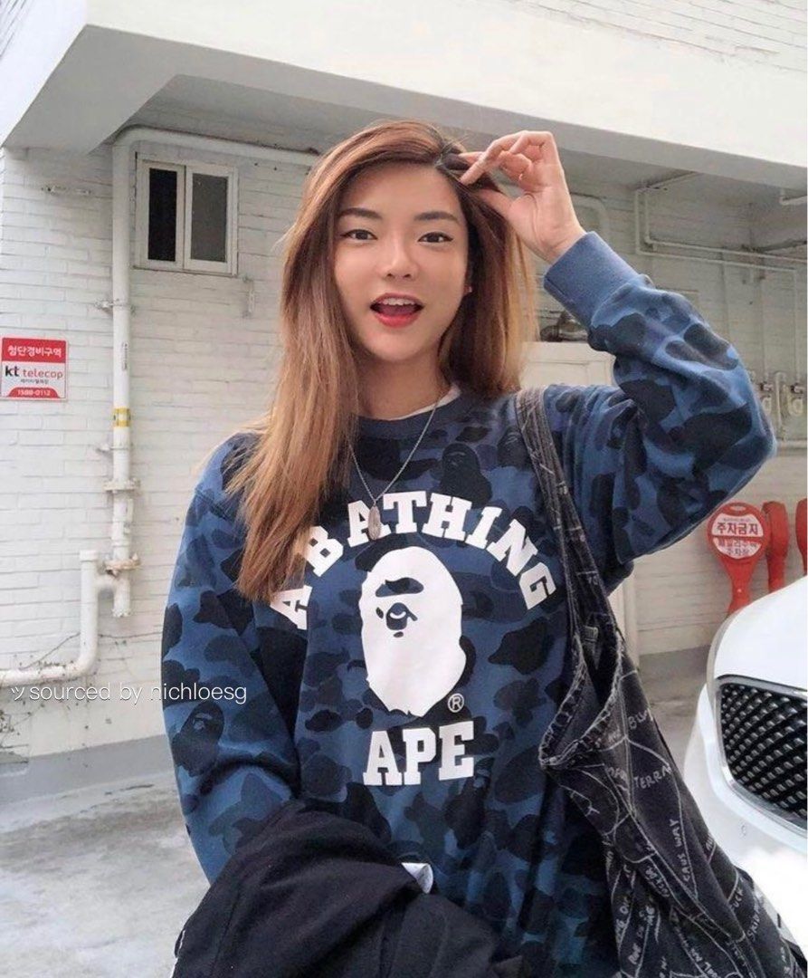 Bape x champion college crewneck 2025