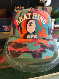 Bathing ape trucker hat clearance