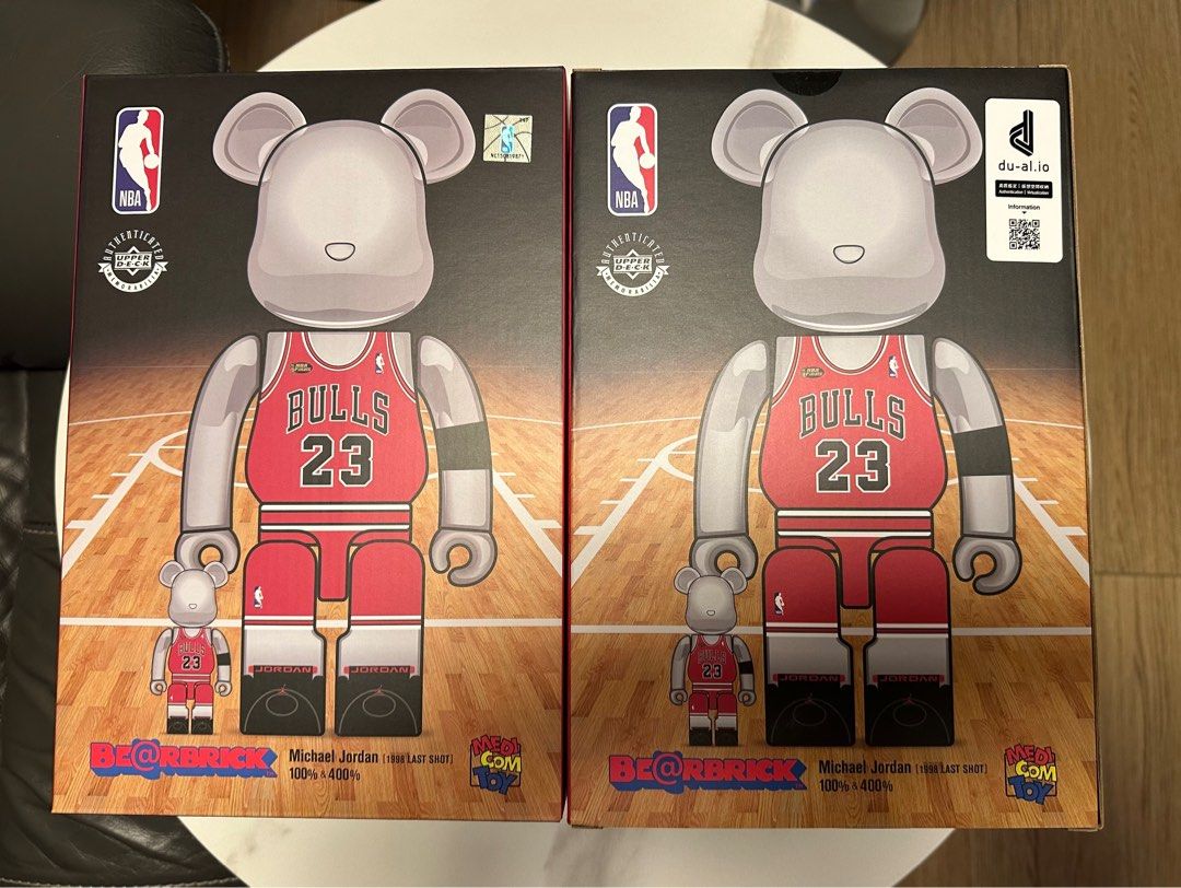 Bearbrick michael jordan 米高佐敦銀佐敦last shot 400％ 100％ Be