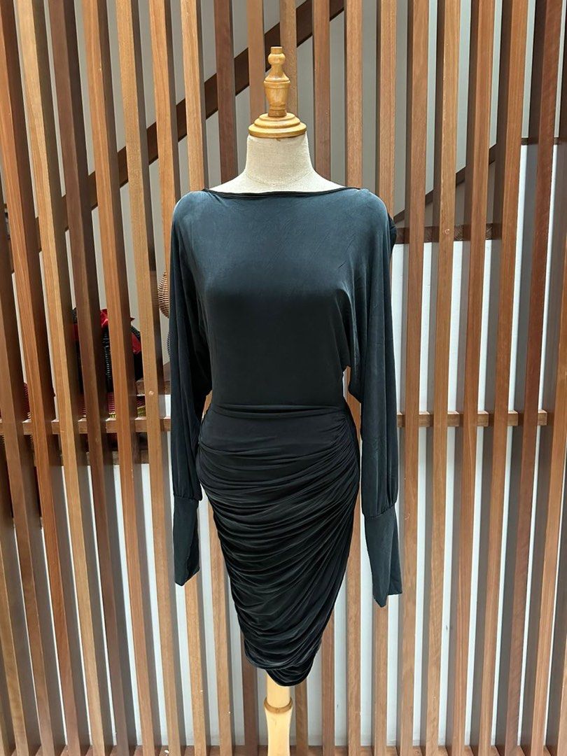 Bebe long sleeve dress deals