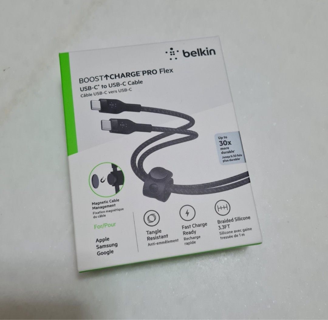 Câble BOOST↑Charge Pro Flex USB-A vers USB-C de Belkin (1 m