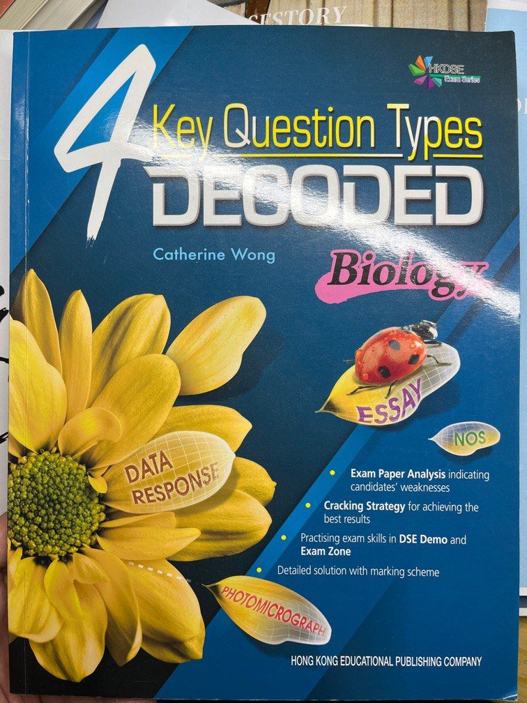 Biology 4 key question types decoded, 興趣及遊戲, 書本 & 文具, 教科書 - Carousell
