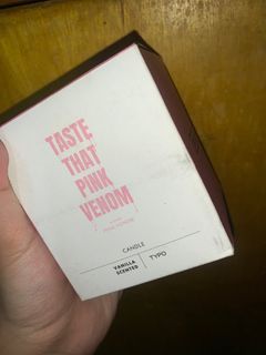 Black Pink x Typo Vanilla Candle