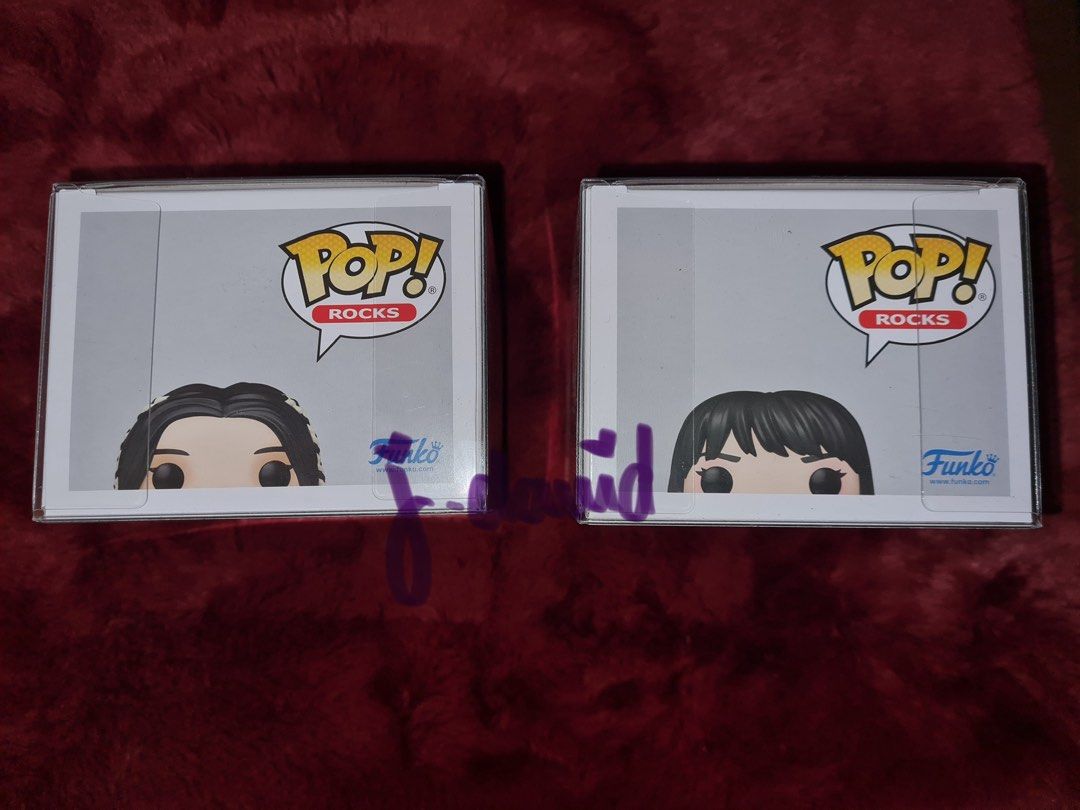 Blackpink Funko Pop (Category: Designer & Blind Box Toys) located in Mandaluyong City. Submitted by _wannashop (Listing ID 1274777377, Image 2). Description: 🔖 Blackpink Funko Pop (sealed, with casing) ‼️ Jisoo and Lisa 💸 700 php each, 1300 php for both Location: Valenzuela MOP: GCash, BPI, BDO MOD: Lalamove, Grab c/o buyer RFS: Already have the OT4 🫶🏼.
