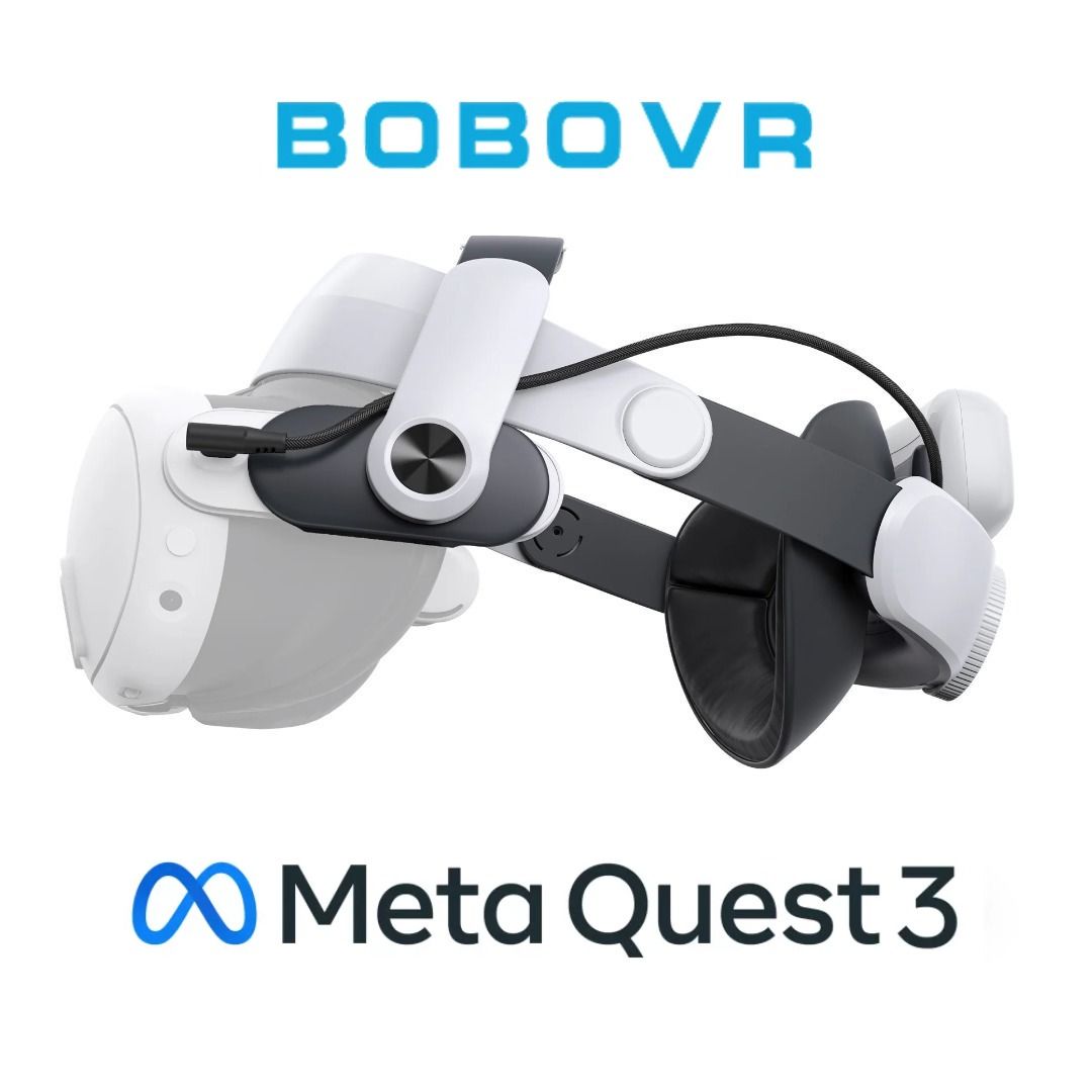 BOBOVR M3 Pro Battery Pack Head Strap Magnetic Battery Compatible w Meta  Quest 3