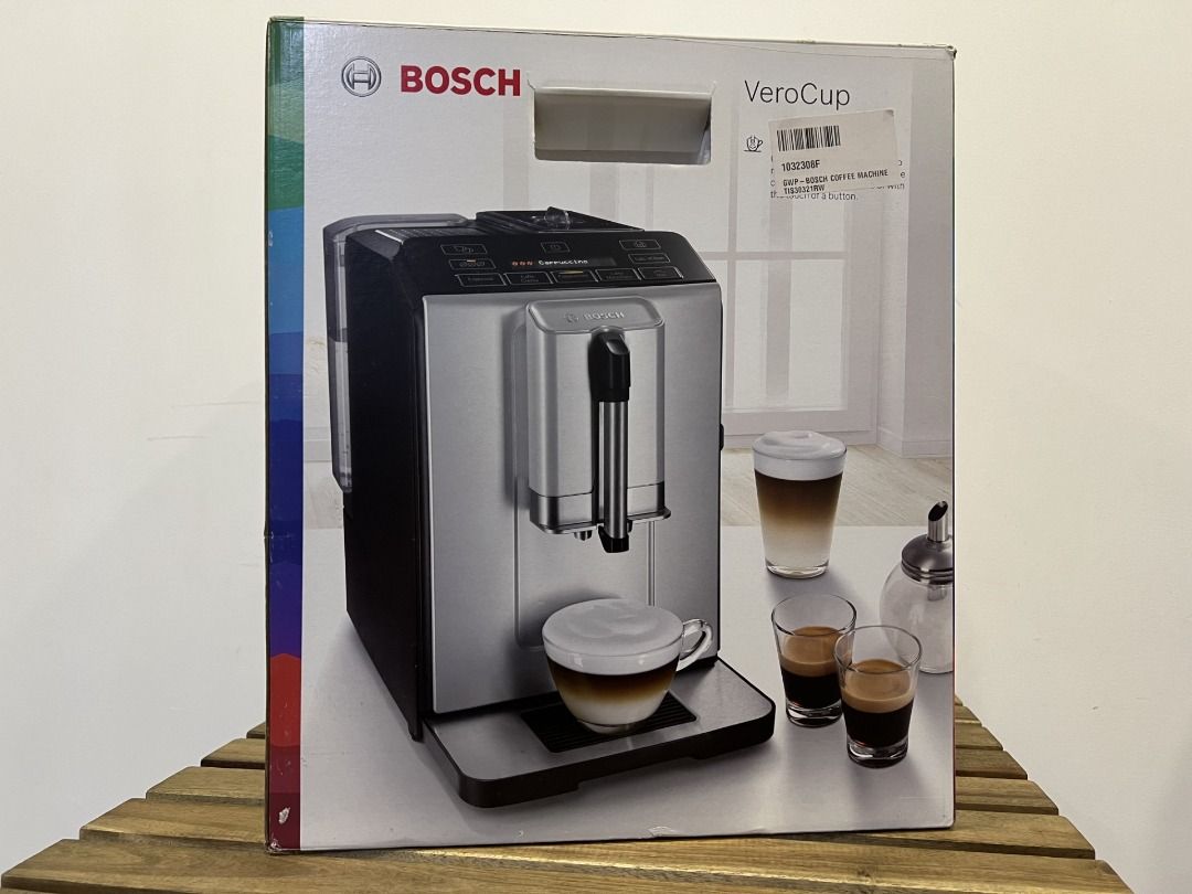 Bosch Fully Automatic Coffee Machine VeroCup 300 Silver TIS30321RW, TV