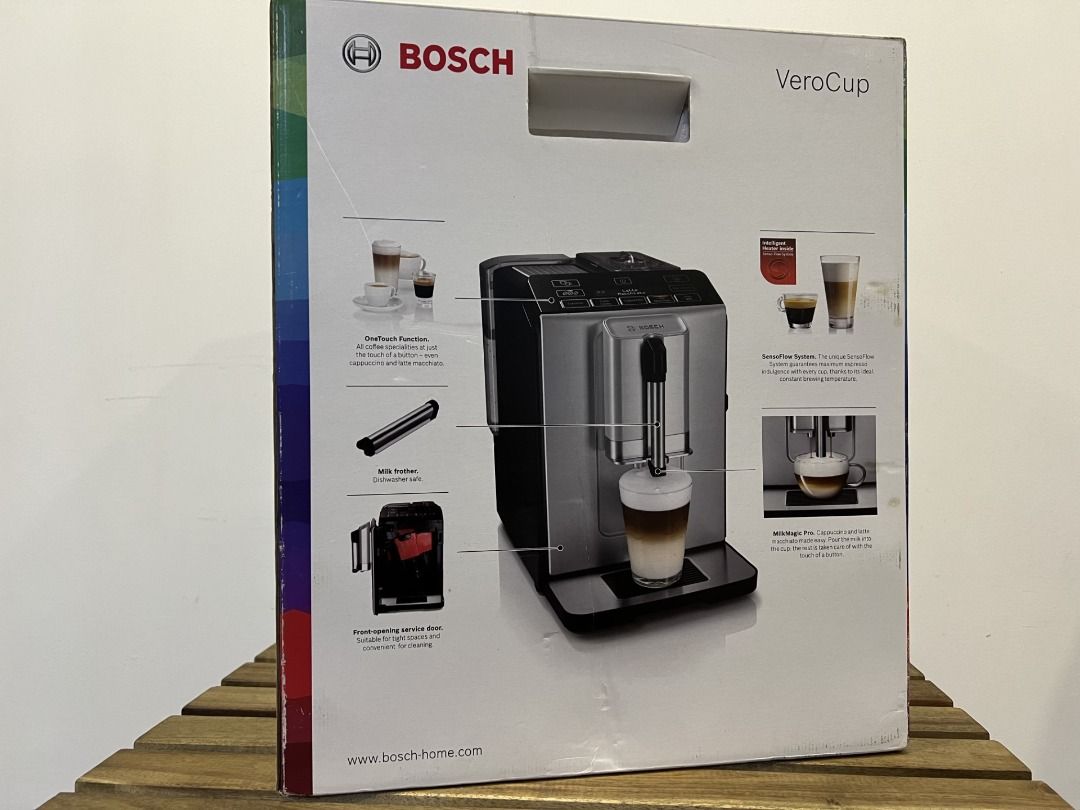 Bosch Fully Automatic Coffee Machine VeroCup 300 Silver TIS30321RW, TV