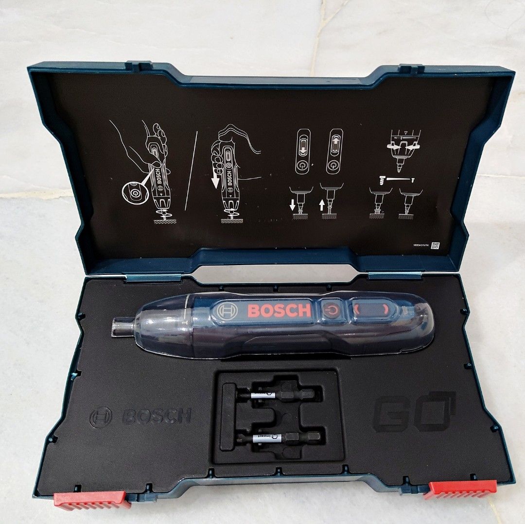 BOSCH GO 2 SOLO Smart Screwdriver with 2pcs Screwdriver Bits