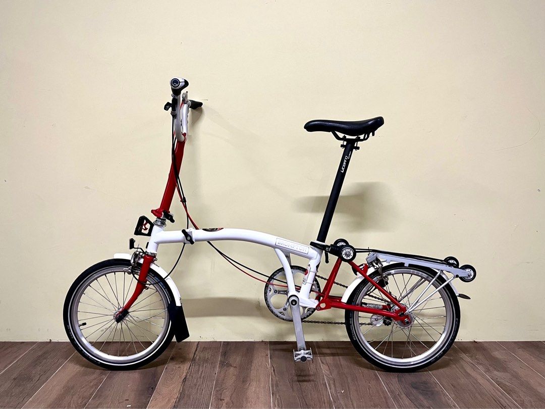 Brompton red sale white