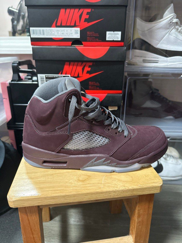 Mens outlet burgundy jordans