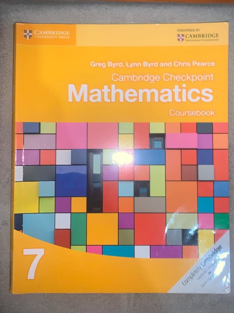 Cambridge Checkpoint Coursebooks Grade 7 (Science, Mathematics, English ...