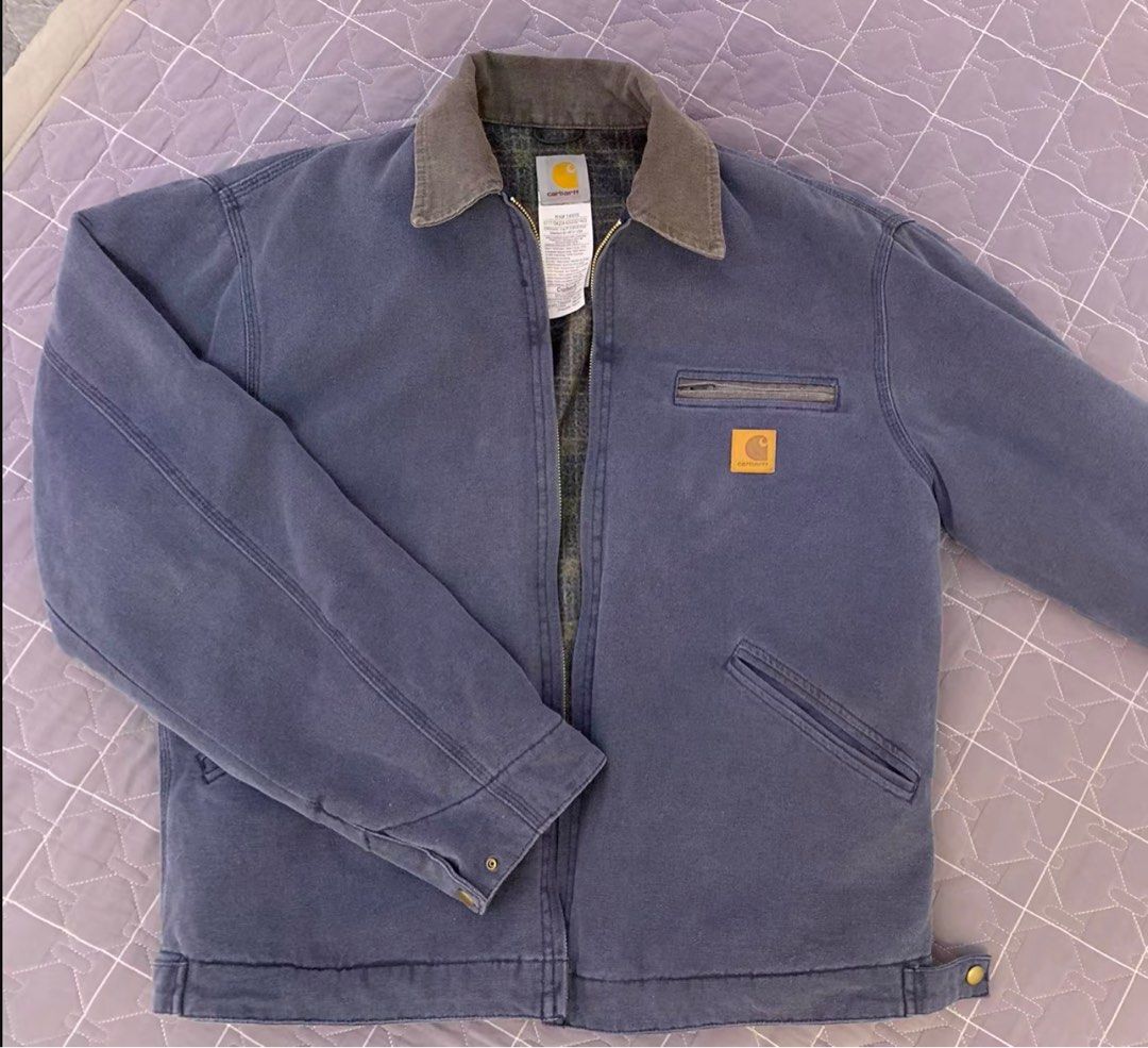 carhartt detroit jacket navy blue