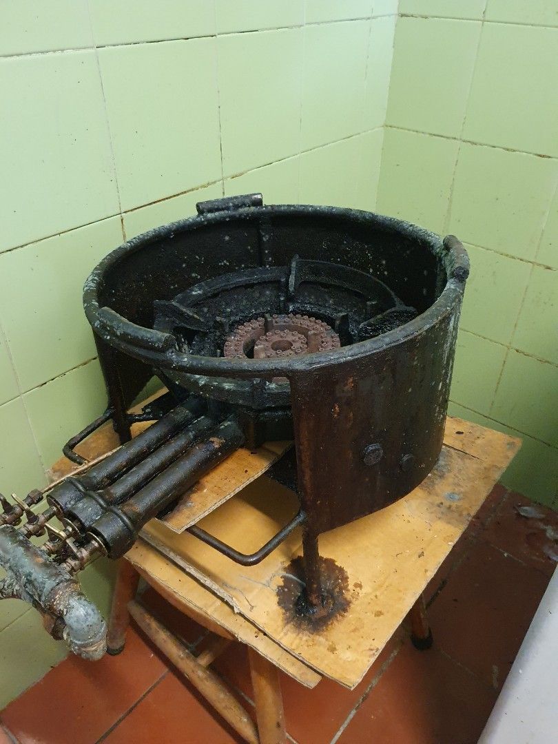 Cast Iron Stove Frame (No gas stove included), Furniture & Home Living, Kitchenware & Tableware