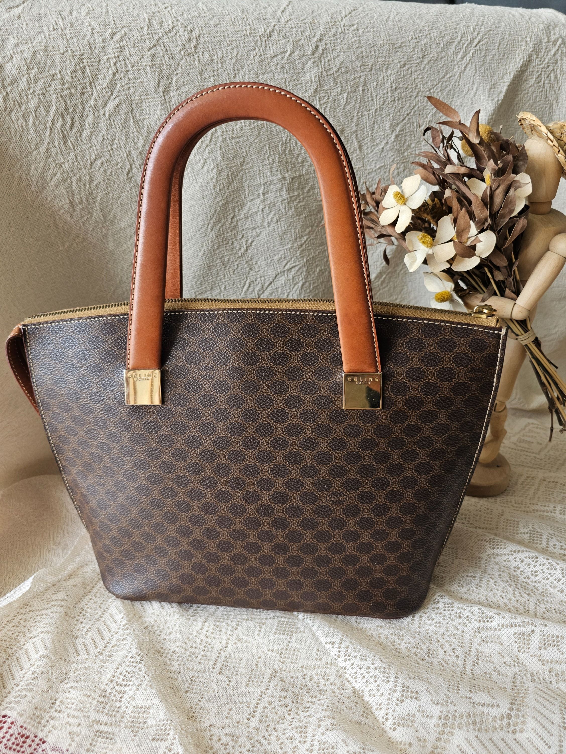 Celine Vintage Macadam Handbag Luxury Bags Wallets on Carousell