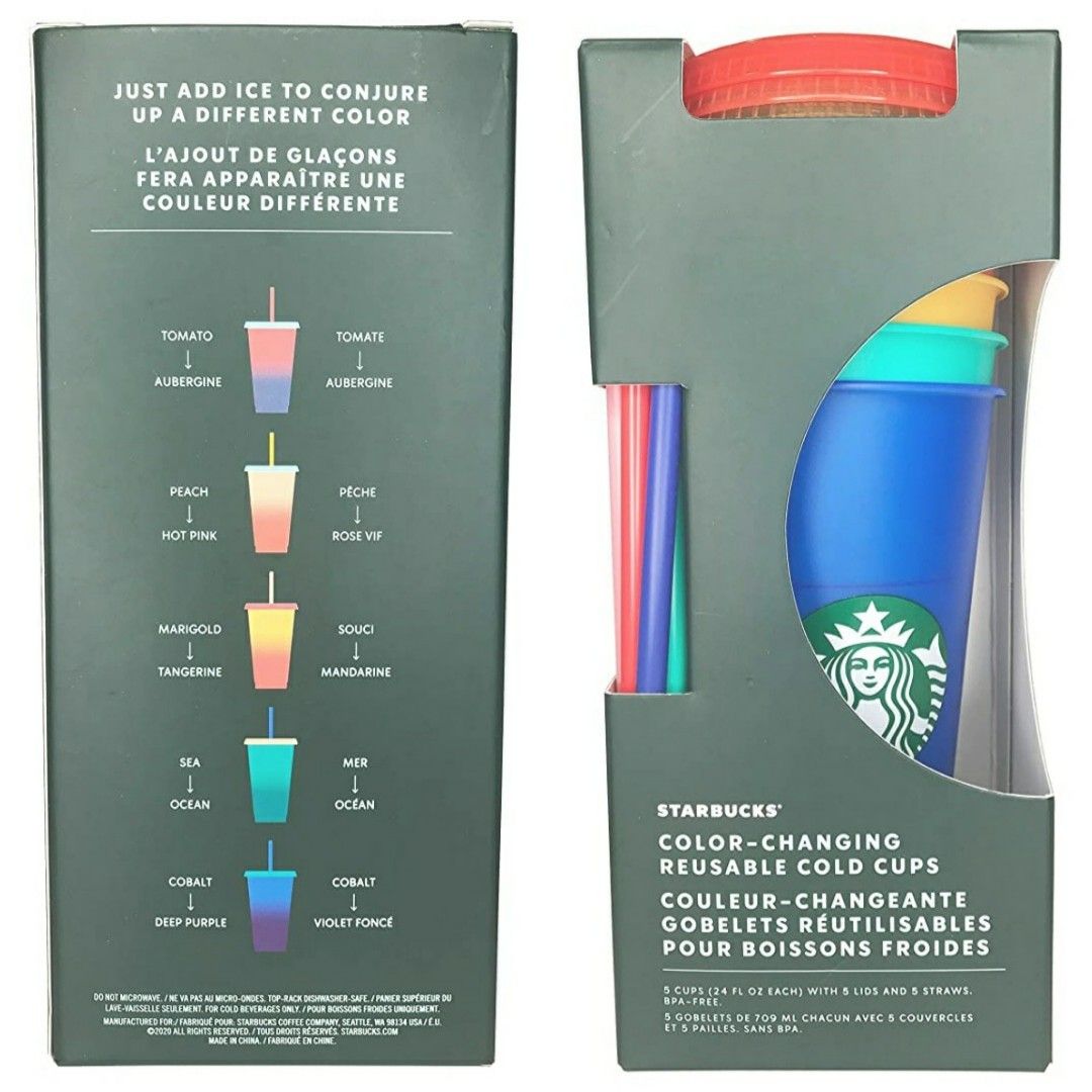 Plastic Reusable Cold Cup with Lid & Straw - 24 fl oz: Starbucks Coffee  Company