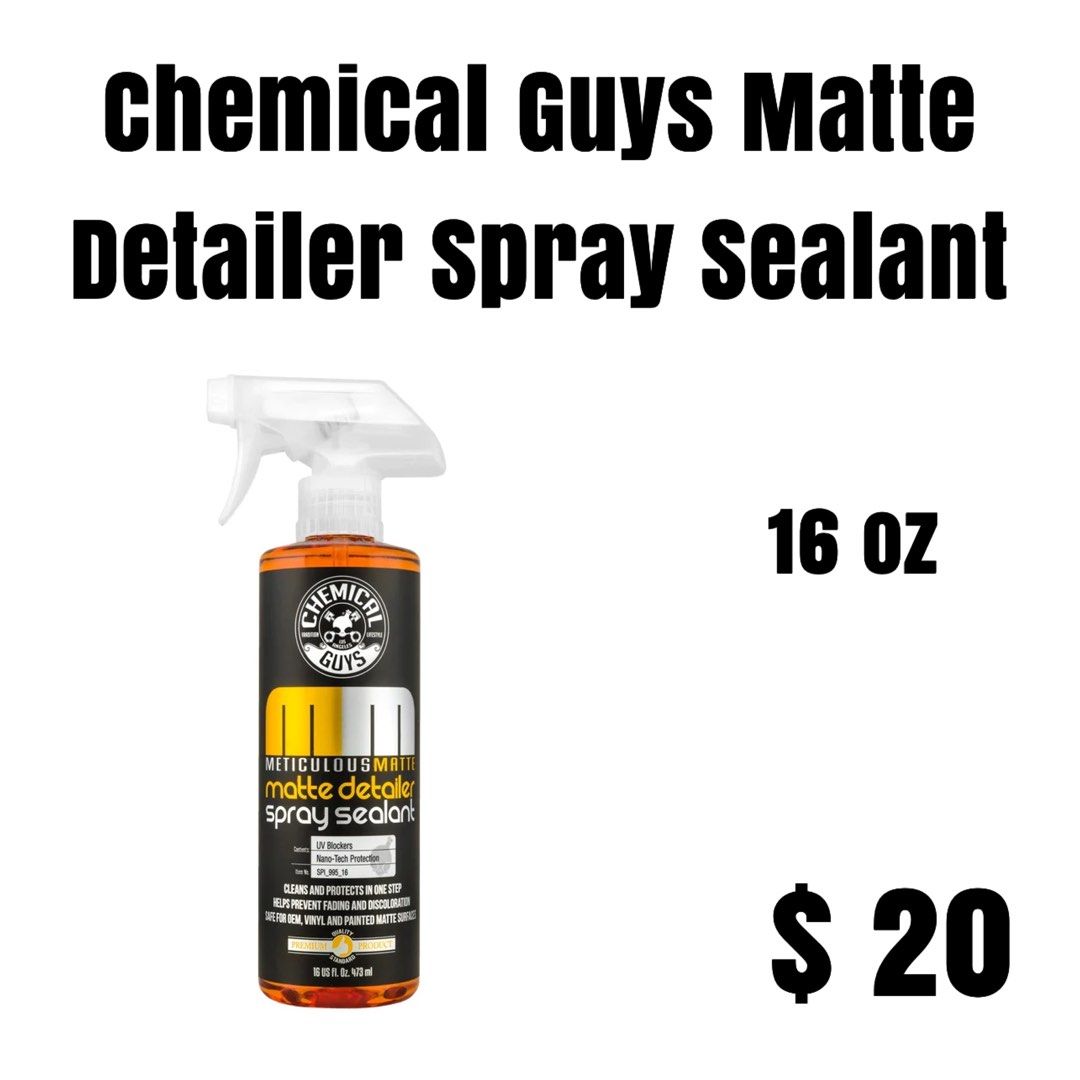 Chemical Guys Meticulous Matte Detailer Spray and Sealant 16oz