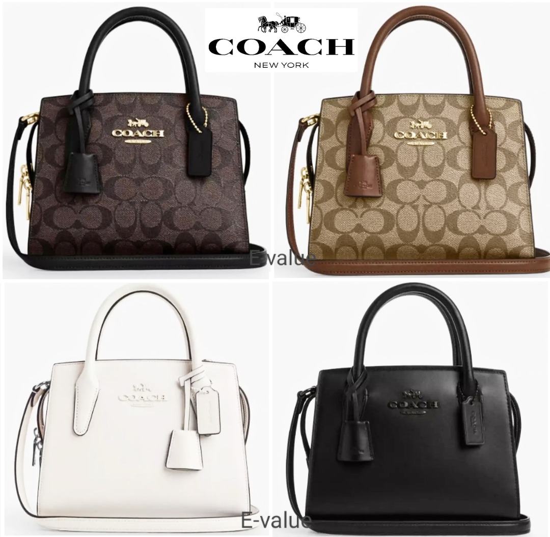 Coach Original ANDREA CARRYALL Series Collection Crossbody Top Handle