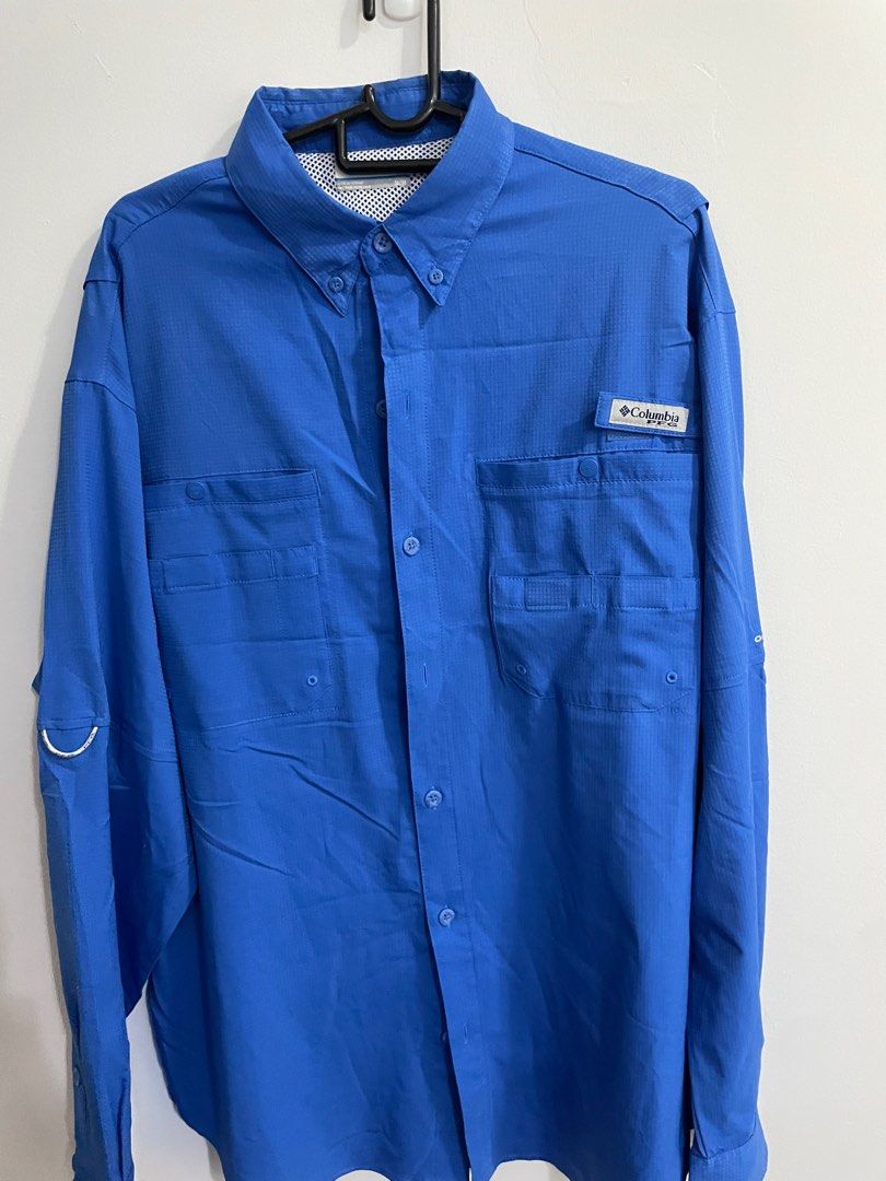 Columbia fishing Shirt PFG, Men's Fashion, Activewear on Carousell