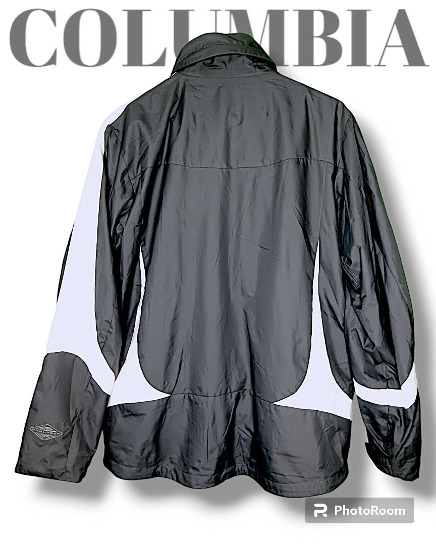 Columbia OMNI-TECH Ripstop Nylon Jacket, Men's XL Nylon black type Vintage Second Hand main image 0