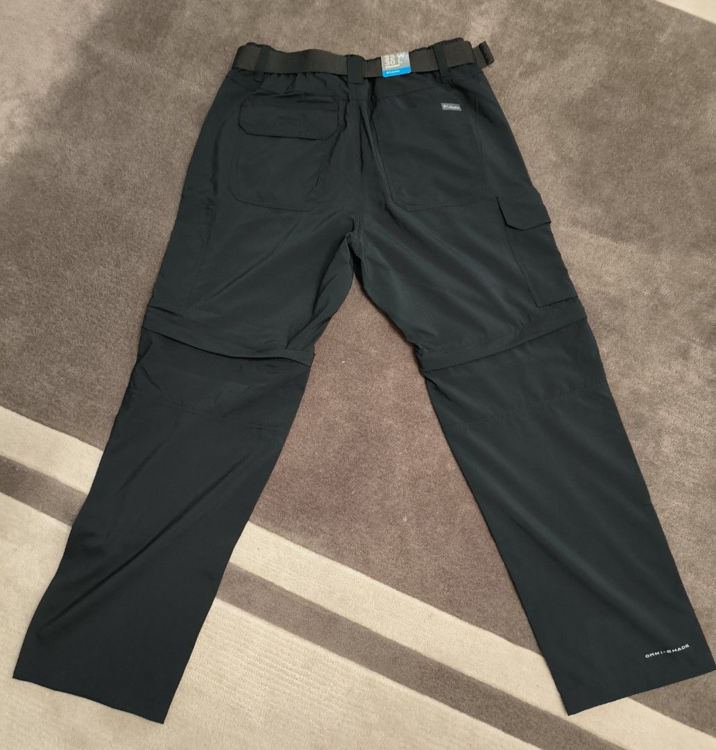 Women's Columbia Silver Ridge Utility Convertible Pants 10 Black