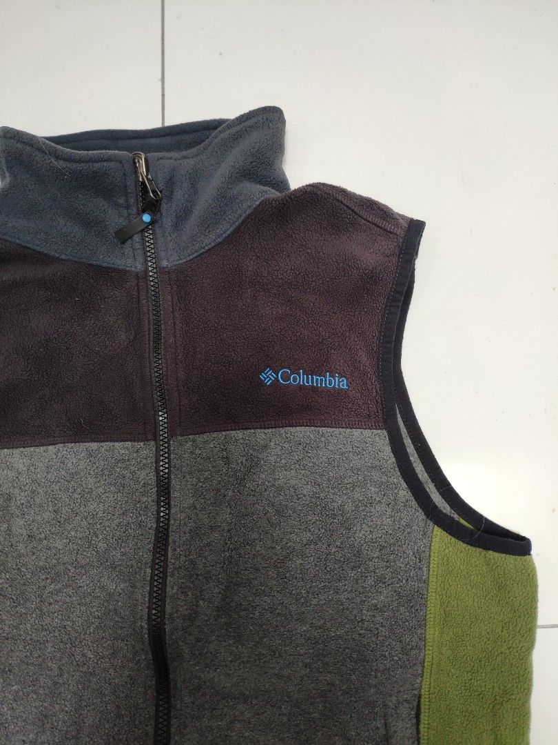 Men's columbia flattop ridge fleece best sale vest